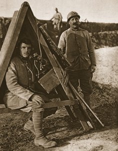 En el frente francés: útil e ingenioso, ilustración de The Illustrated War News, 17 de enero de 1917 de French Photographer